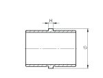 Konektor za rukohvat Ø42.4×2 mm - Image 4