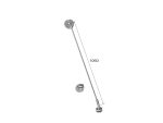 Set inox nosača za staklenu nadstrešnicu - Image 2