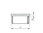 Inox poklopac za rukohvat 40x40 mm - Image 3