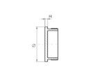 Inox završni čep za Ø42.4×2 mm - Image 3